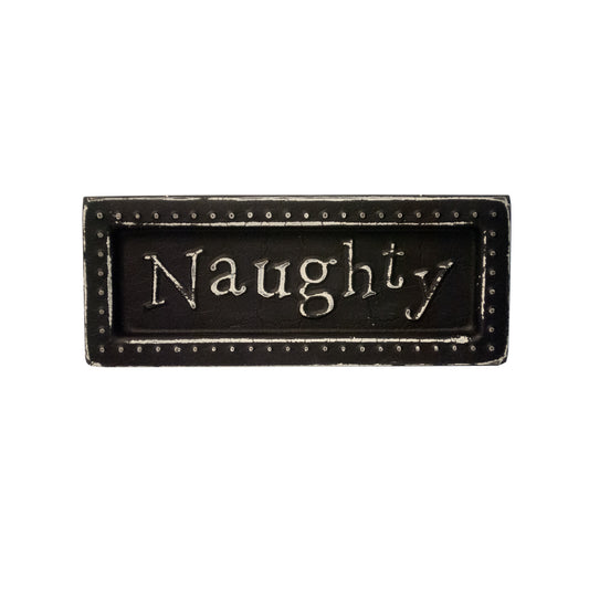 naughty mini metal sign magnets -  -- 86 per box
