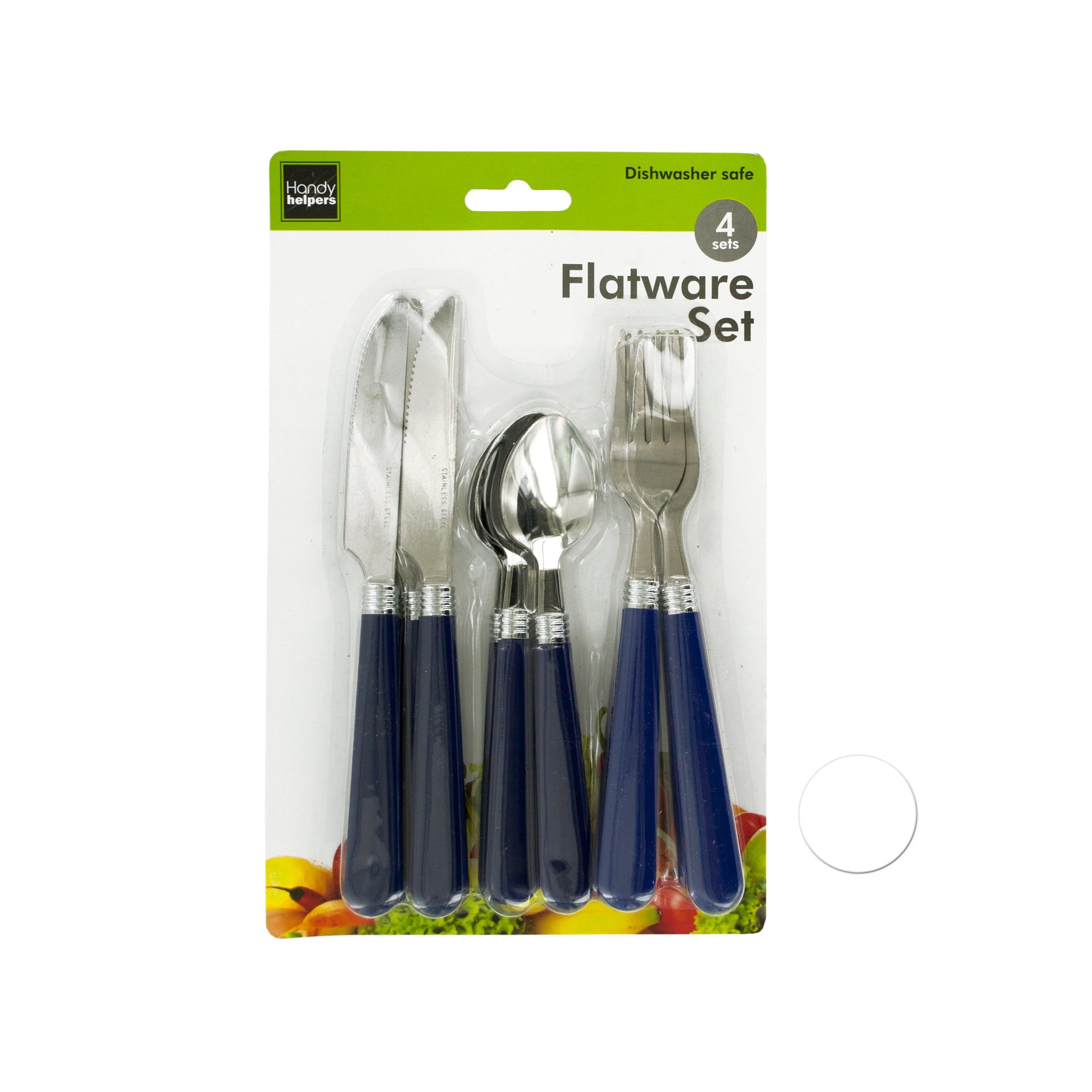 flatware sets with plastic handles - -  -- 24 per box
