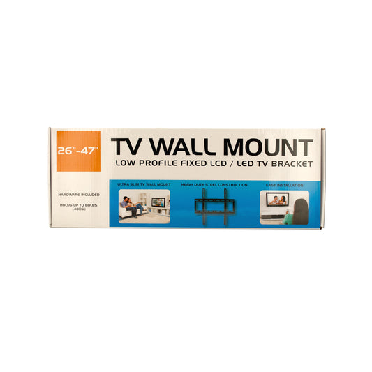 medium low profile tv wall mount - 110 lbs max -- 3 per box