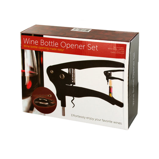 wine bottle opener set -- 2 per box