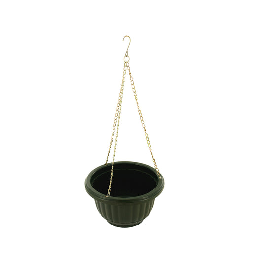 small hanging flower pots - metal link chain -  -- 18 per box