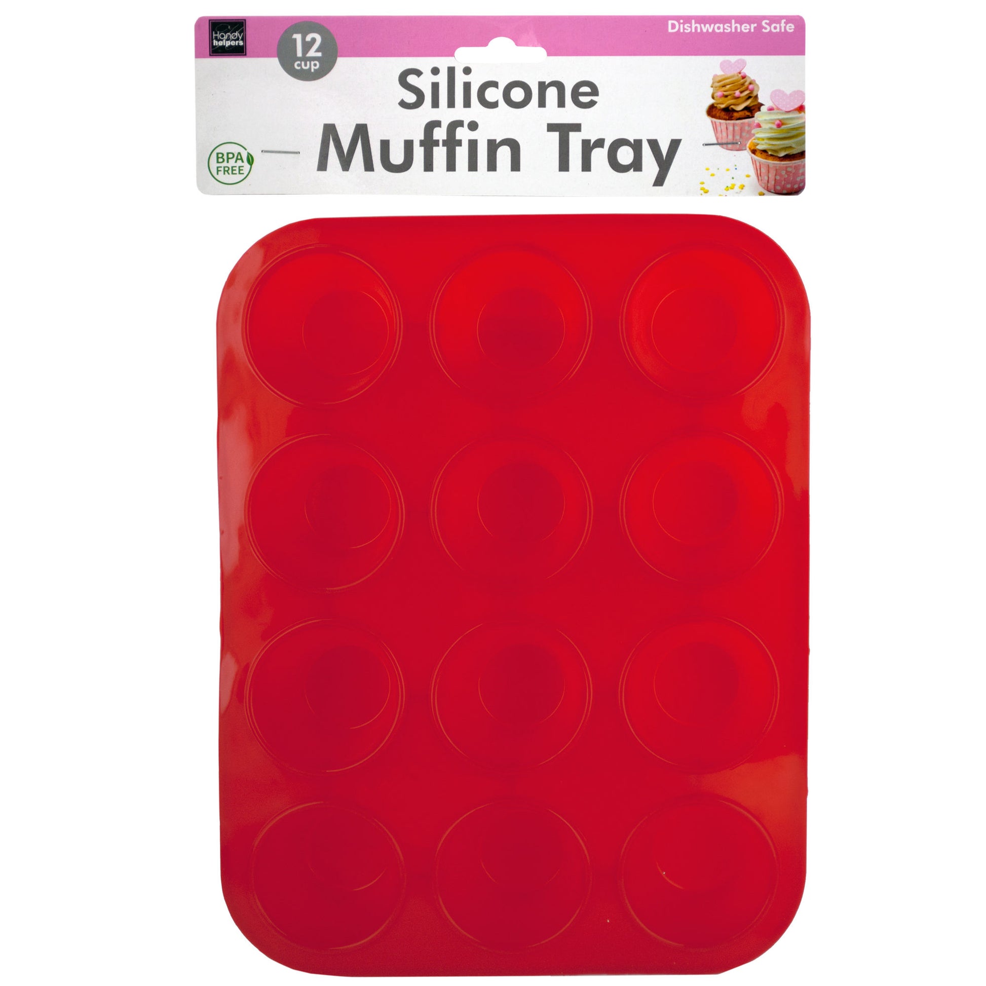 silicone mini muffin tray - home and garden -- 10 per box