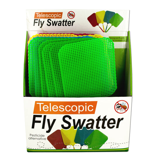 giant telescopic fly swatter display -- 24 per case