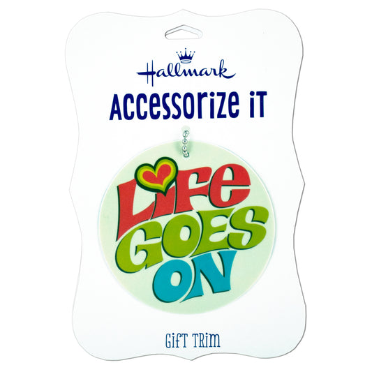 life goes on! gift trim tag - aa pack -- 100 per box