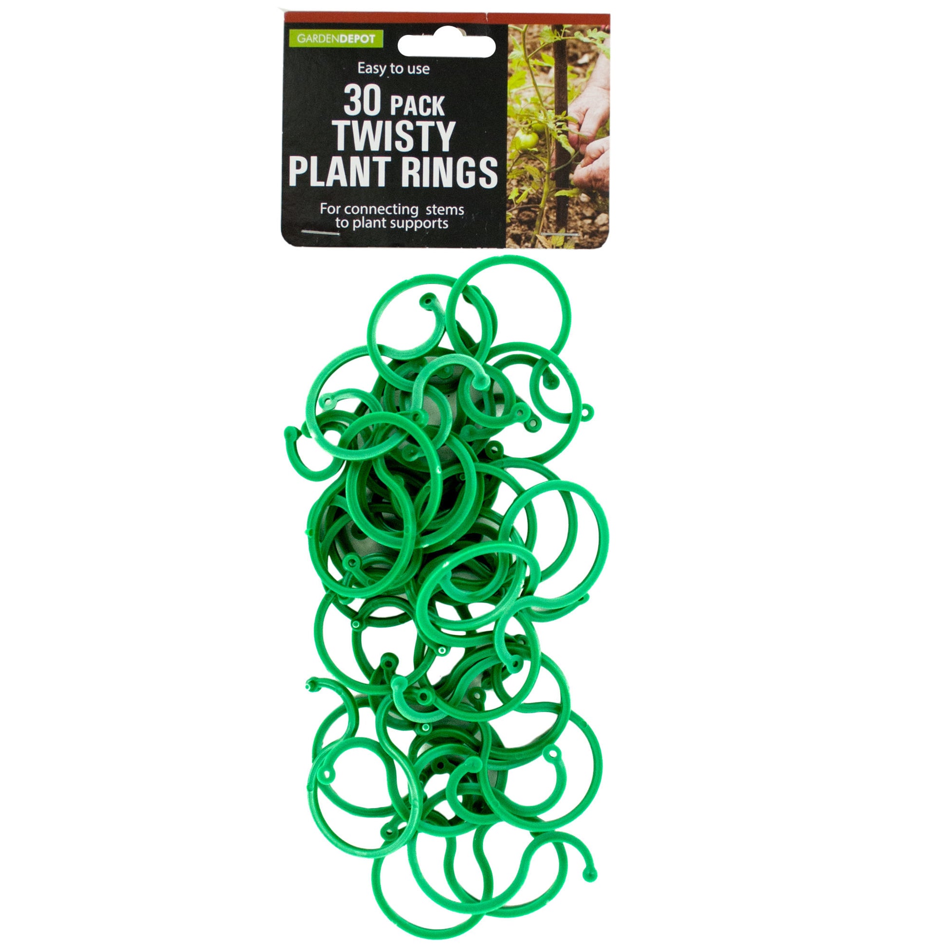 twisty plant rings  - home & garden -- 25 per box