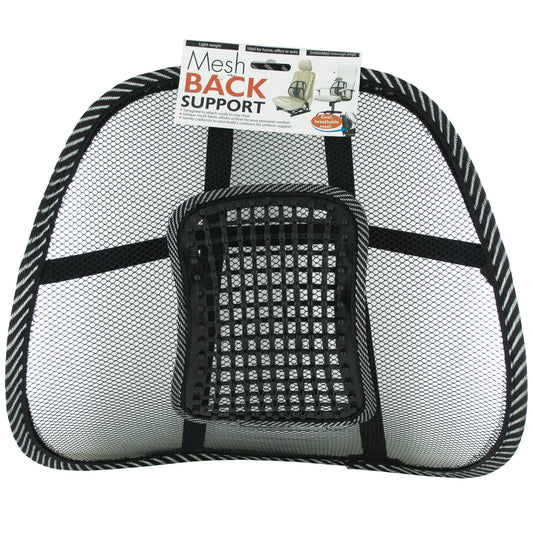 mesh back support with massage pegs -- 8 per box
