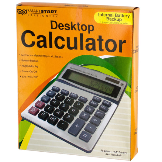 large display desktop calculators  -- 4 per box