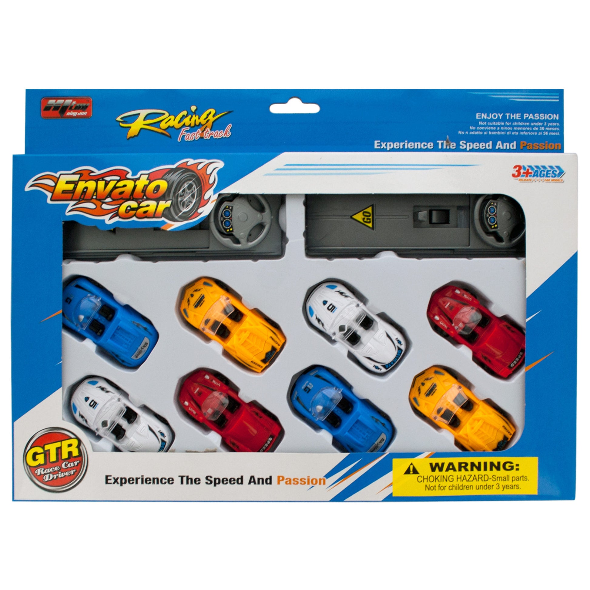 race car launch set - fun for kids and adults! -- 6 per box