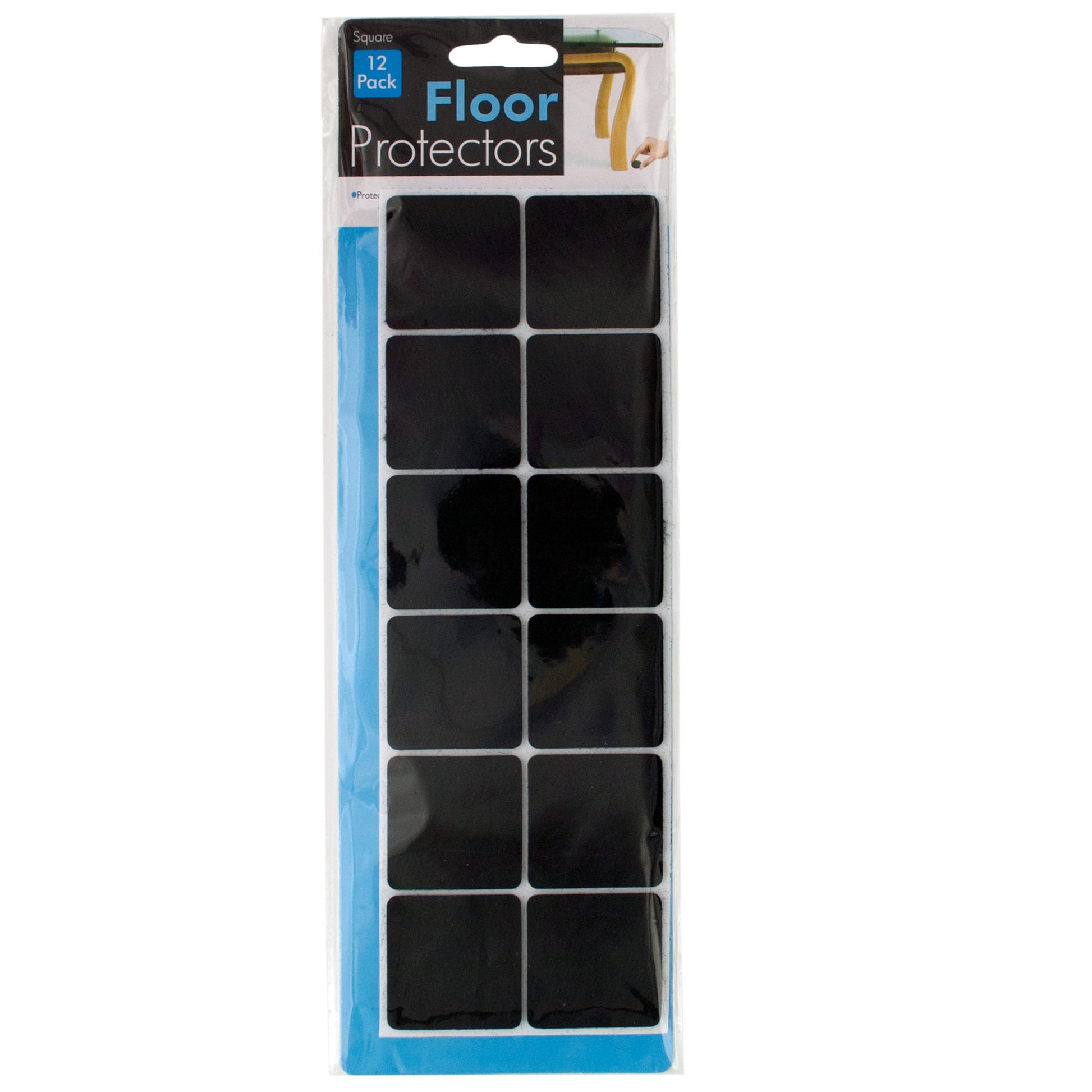 self-adhesive square floor protectors - bulk pack  -- 38 per box