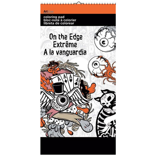 on the edge coloring pads - small -- 42 per box