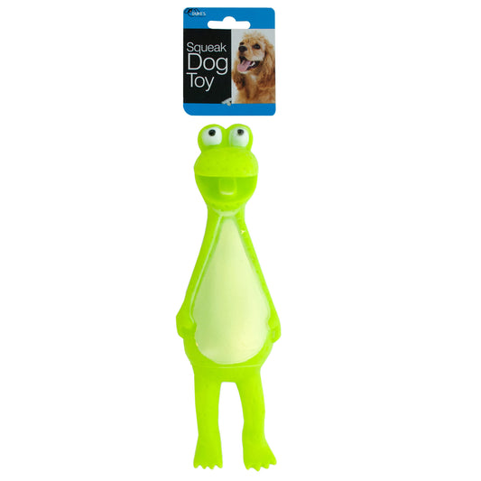 frog squeak dog toy -- 24 per box