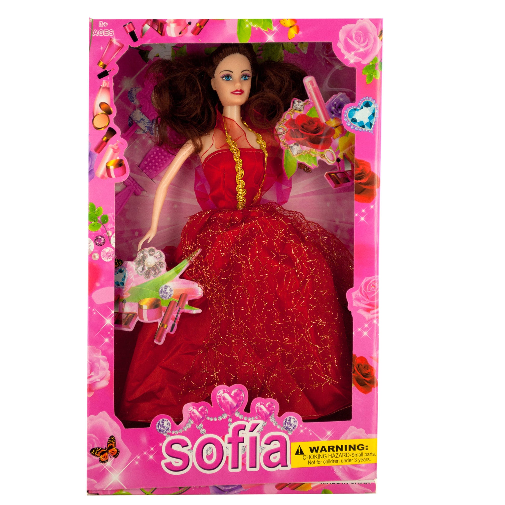 party time fashion dolls - accessories -- 7 per box