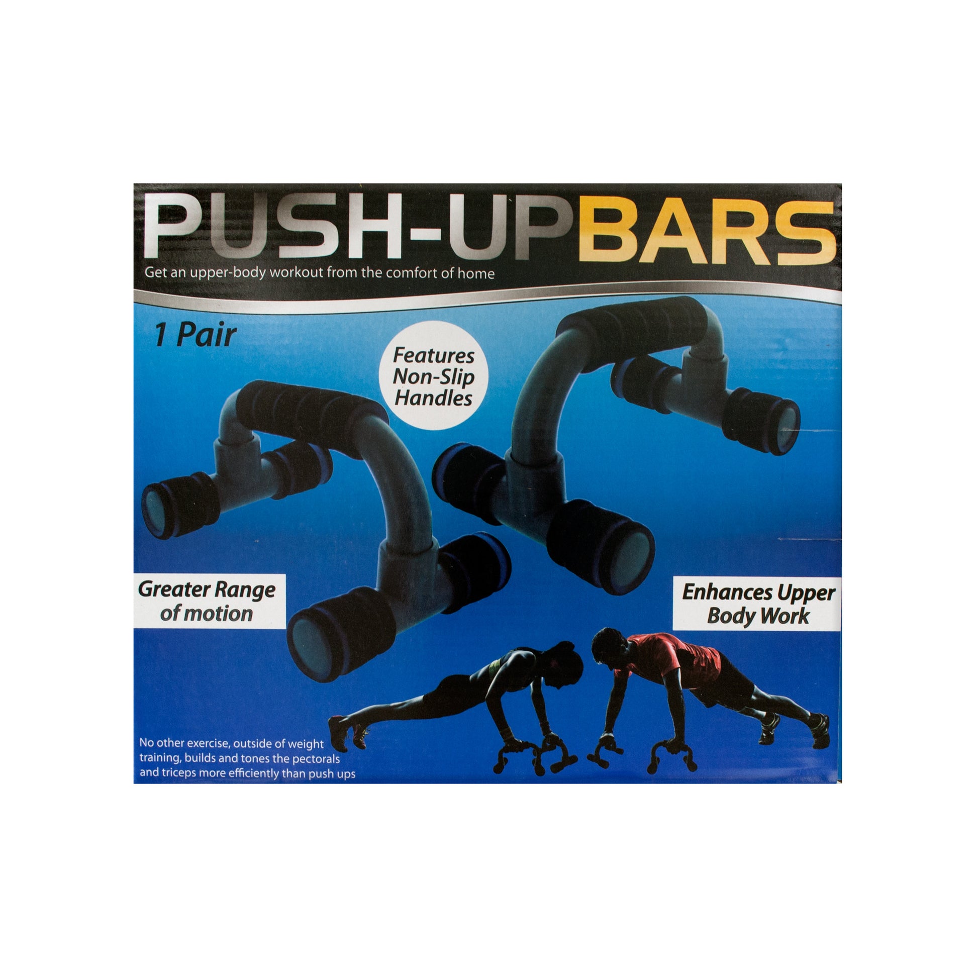 push up bars - ergonomic exercise bars -- 4 per box