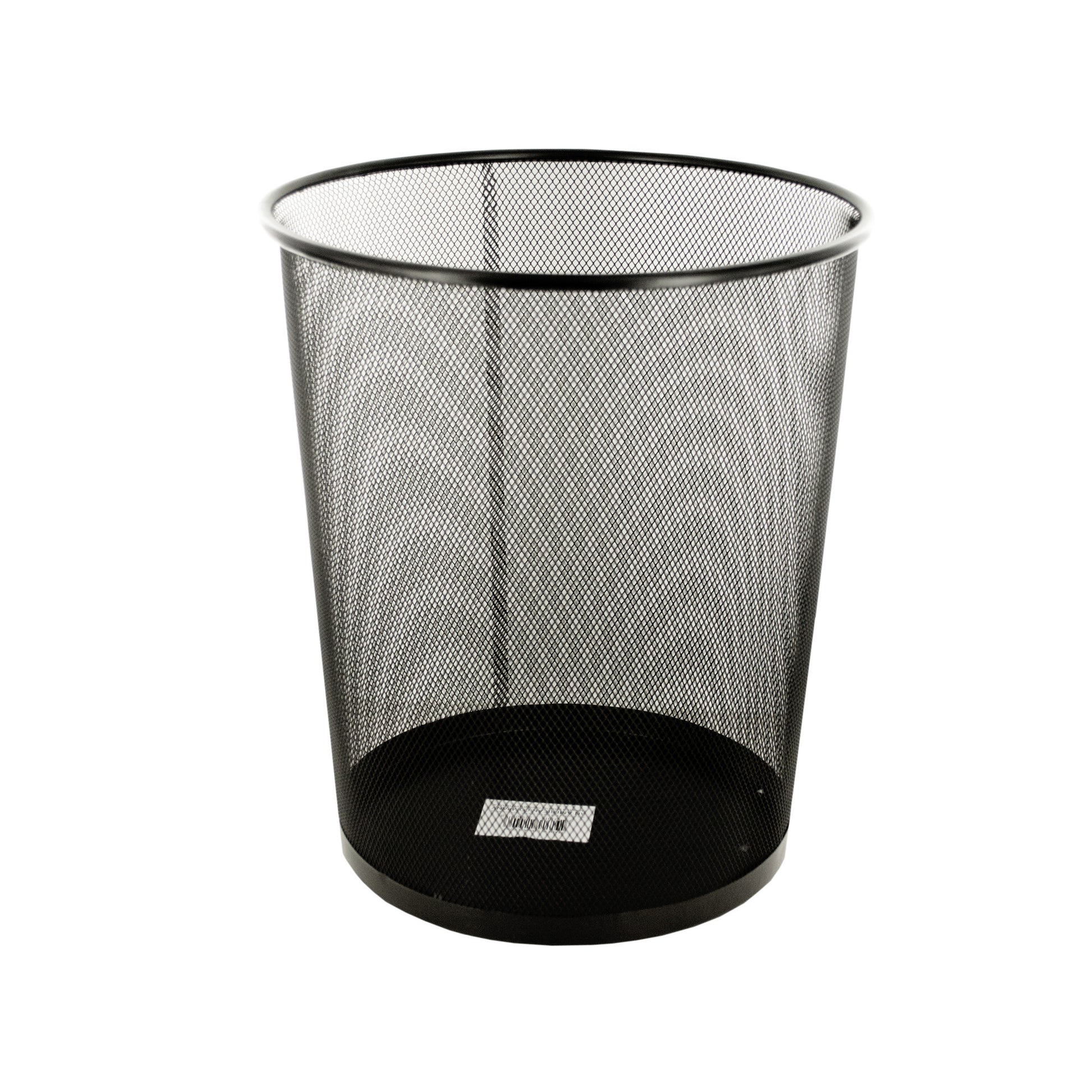 black metal mesh waste containers - - bulk -- 7 per box