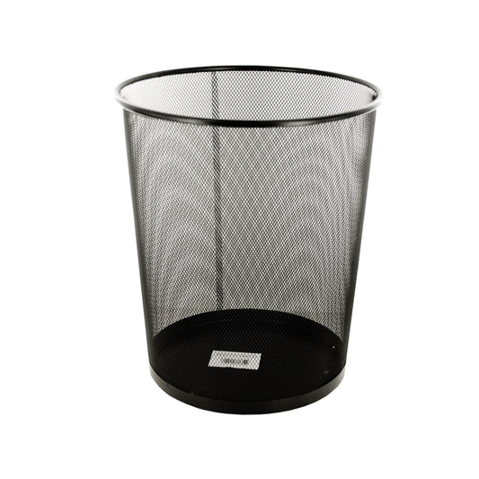 black metal mesh waste containers - - bulk -- 7 per box