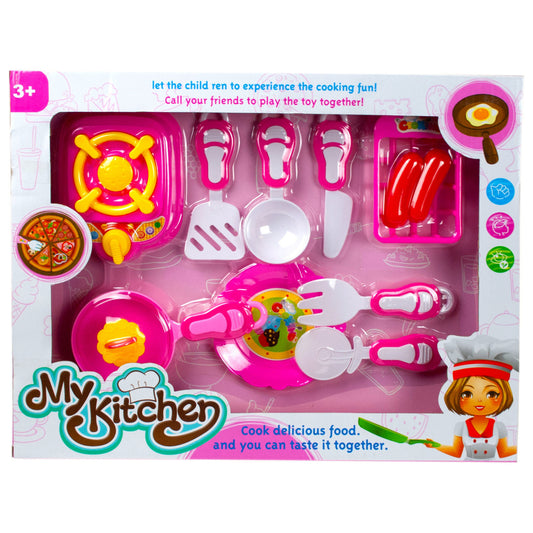 assorted stove top cooking play set -- 5 per box