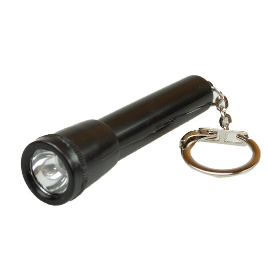 black flashlight with key chain -   -- 100 per box