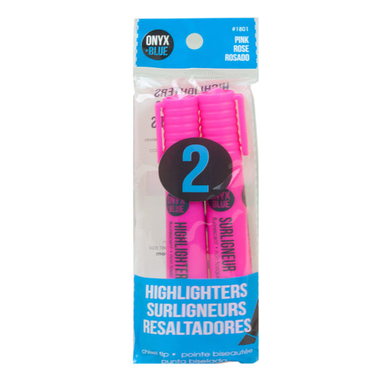 pink broad highlighters - 144 pack - stationery -- 64 per box