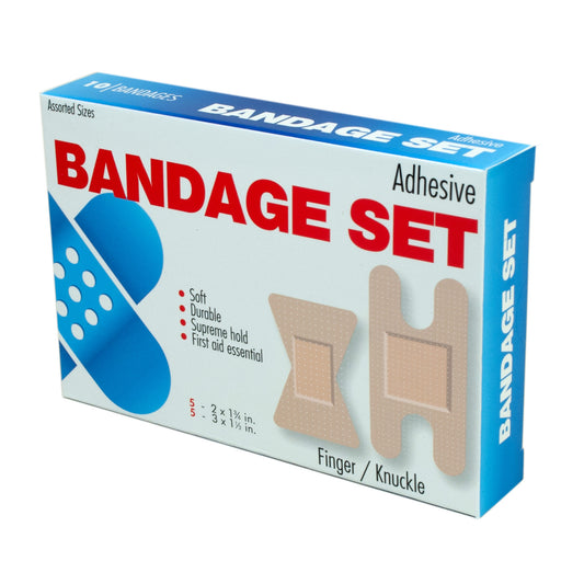 bandages 6 assorted sizes - floor display - 144 pack -- 32 per box