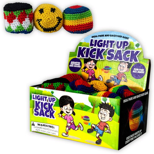 light-up woven kick sack countertop display  -- 26 per box