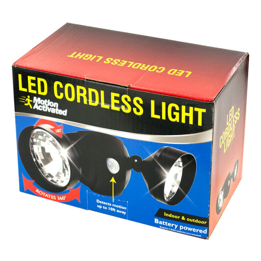 motion activated led lights - cordless -- 4 per box