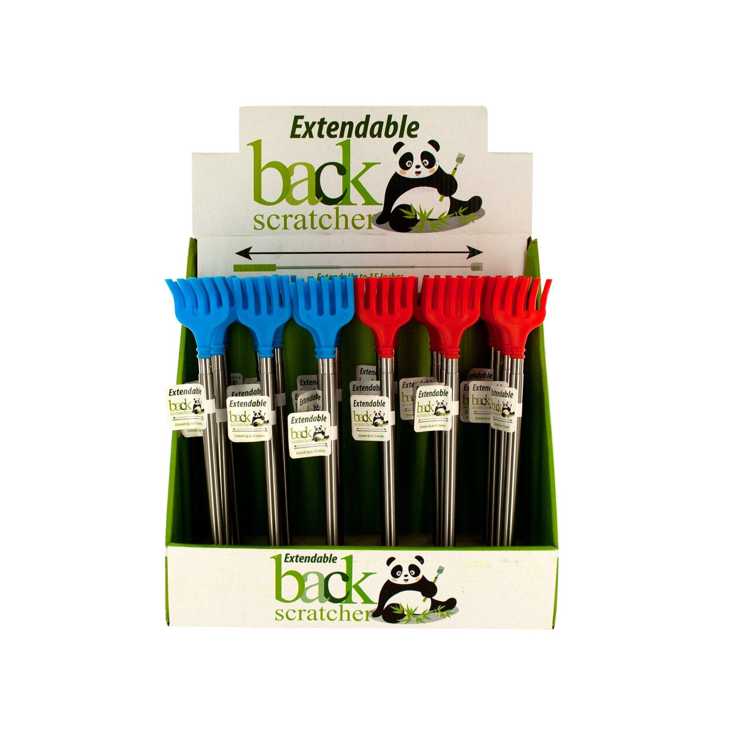 extendable back scratcher countertop display -- 24 per box