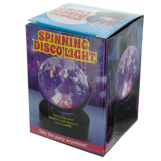 spinning disco party lights -- 8 per box