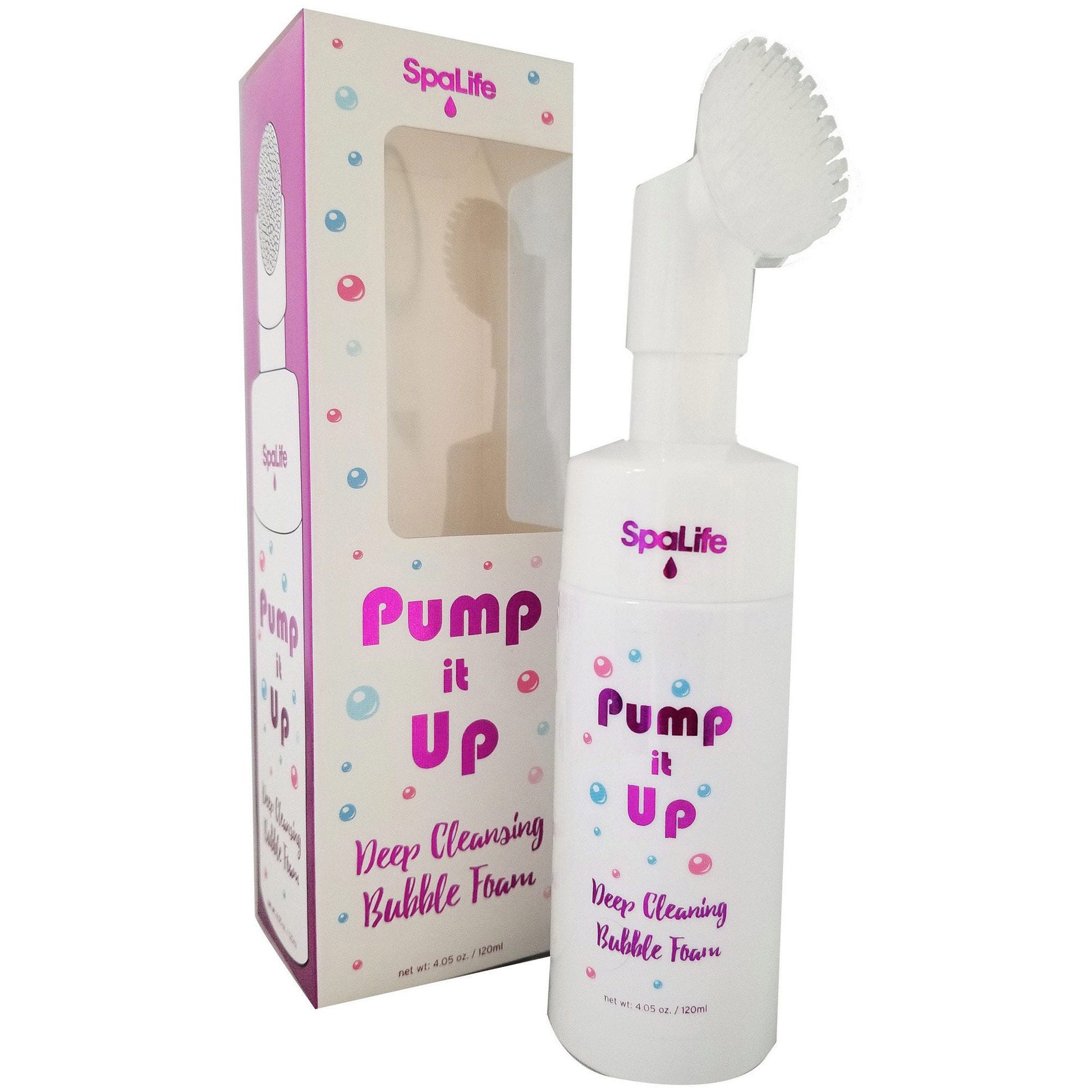 pump it up foaming facial cleanser with silicone scrubber -- 20 per box