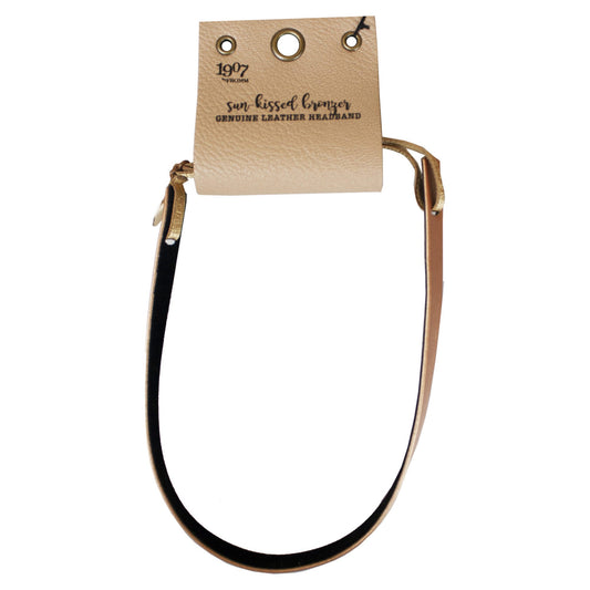 bronze leather headbands - bulk  -- 69 per box