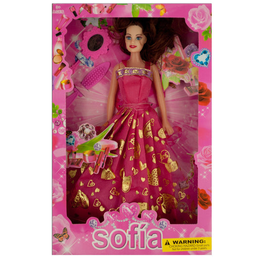 party night fashion doll with accessories -- 8 per box
