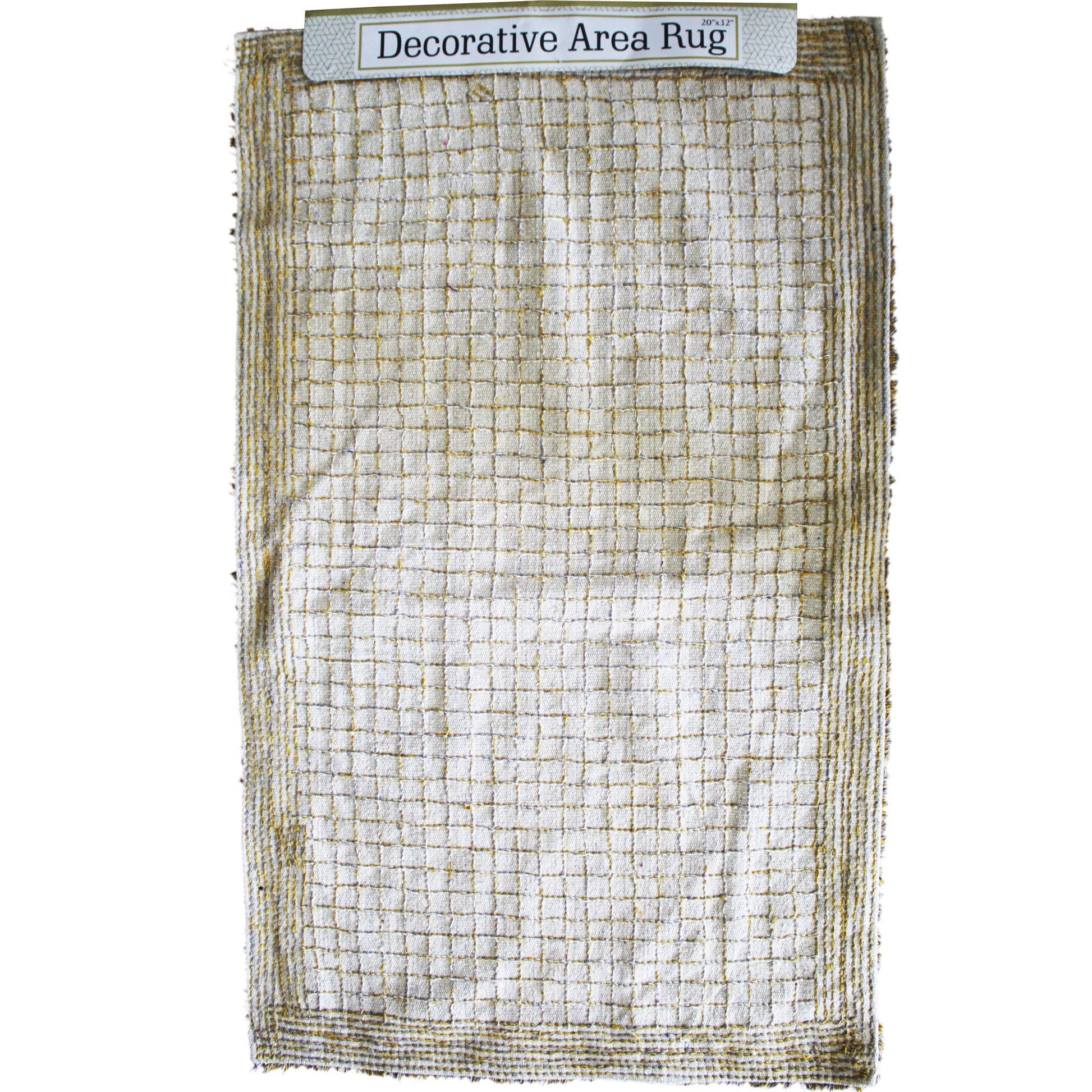 checkers cotton rugs - 20x32 -- 8 per box