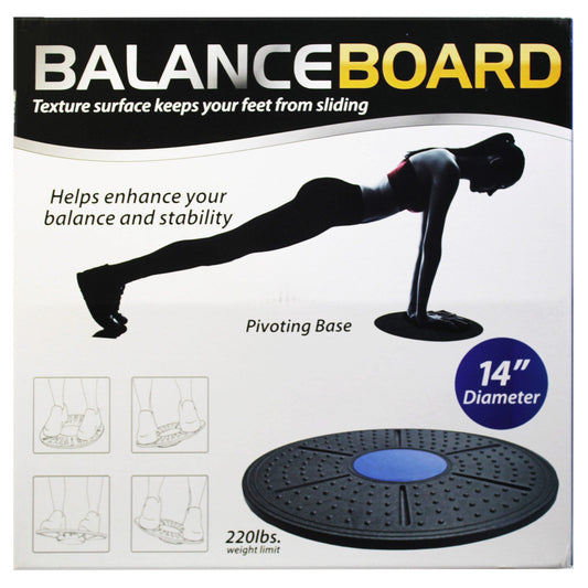 balance board exercise platform - 2 assorted colors -- 3 per box