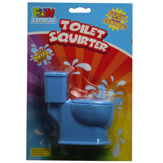 toilet shaped water squirters - assorted colors - bulk 48 -- 40 per box