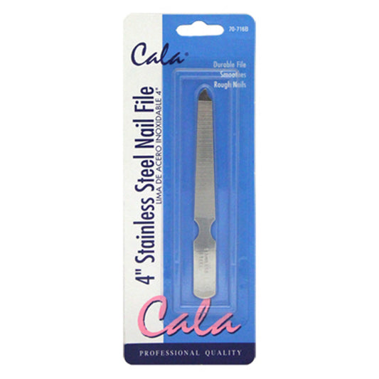 cala 4 stainless steel nail files  -- 63 per box