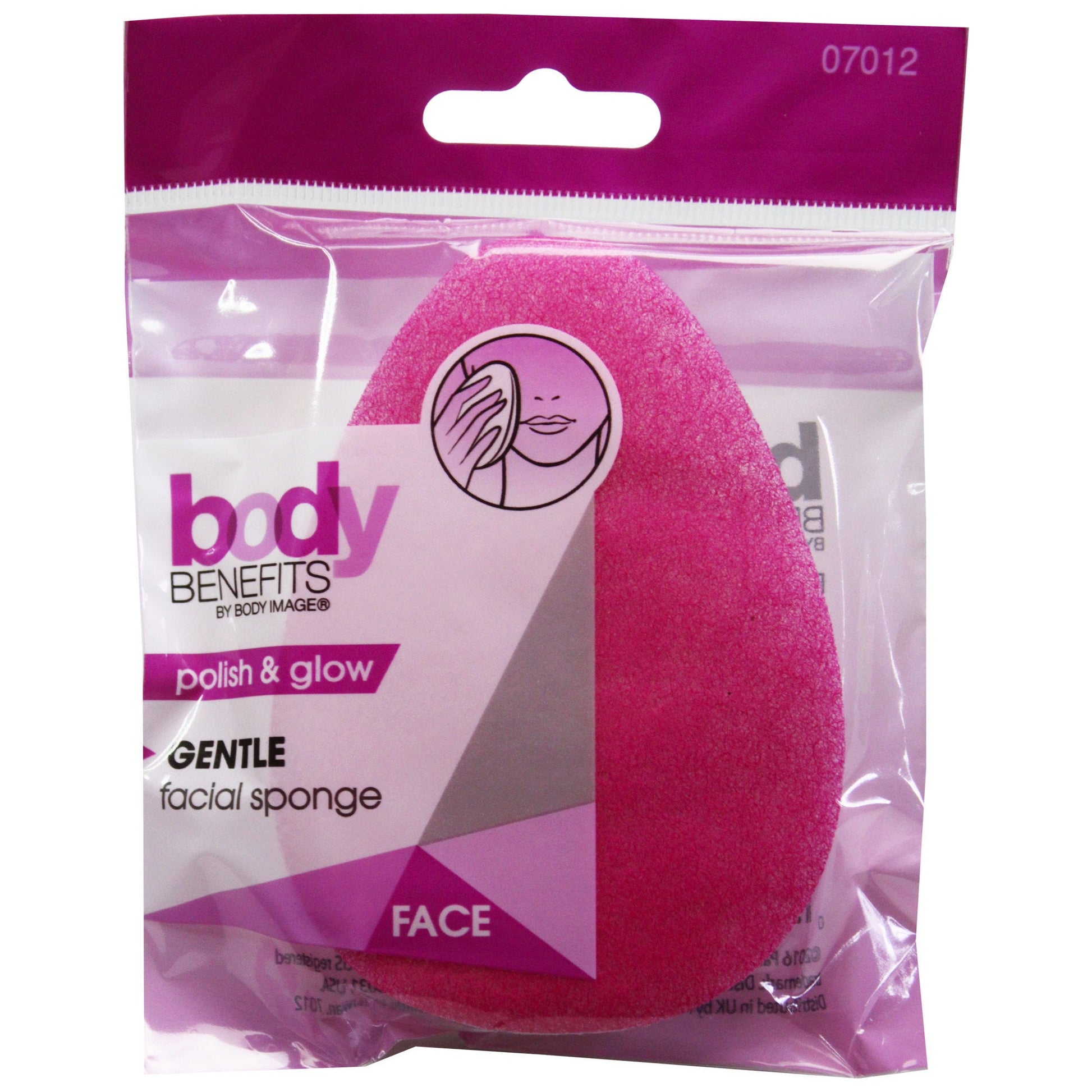 body benefits by body image polish & glow gentle facial sponge -- 36 per case