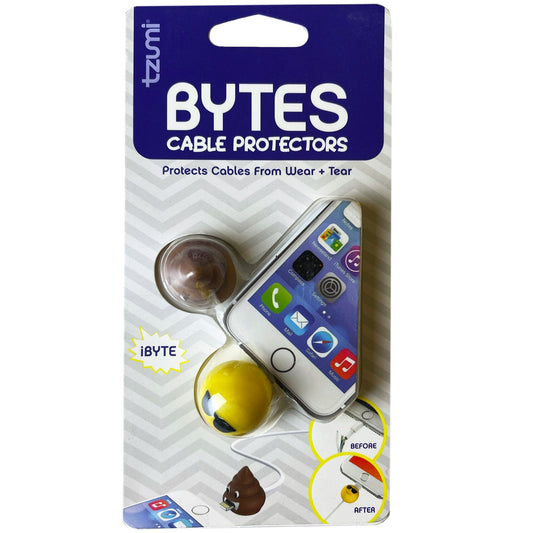 tzumi cord bytes - 2 assorted designs -- 6 per case