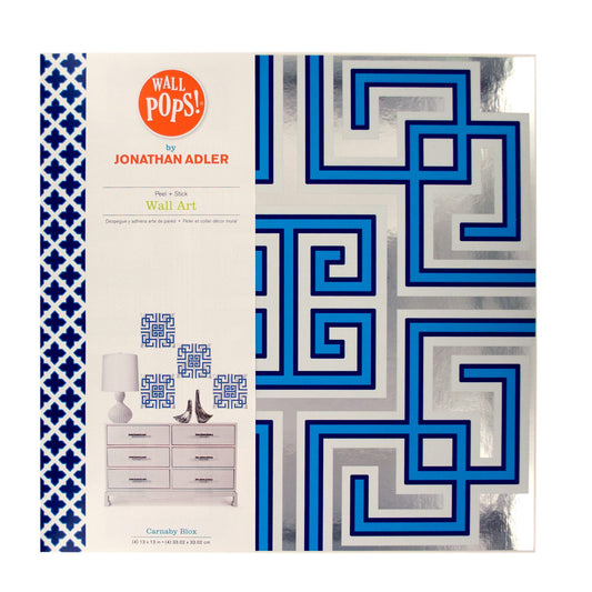 carnaby blox peel + stick wall art  -- 4 per case