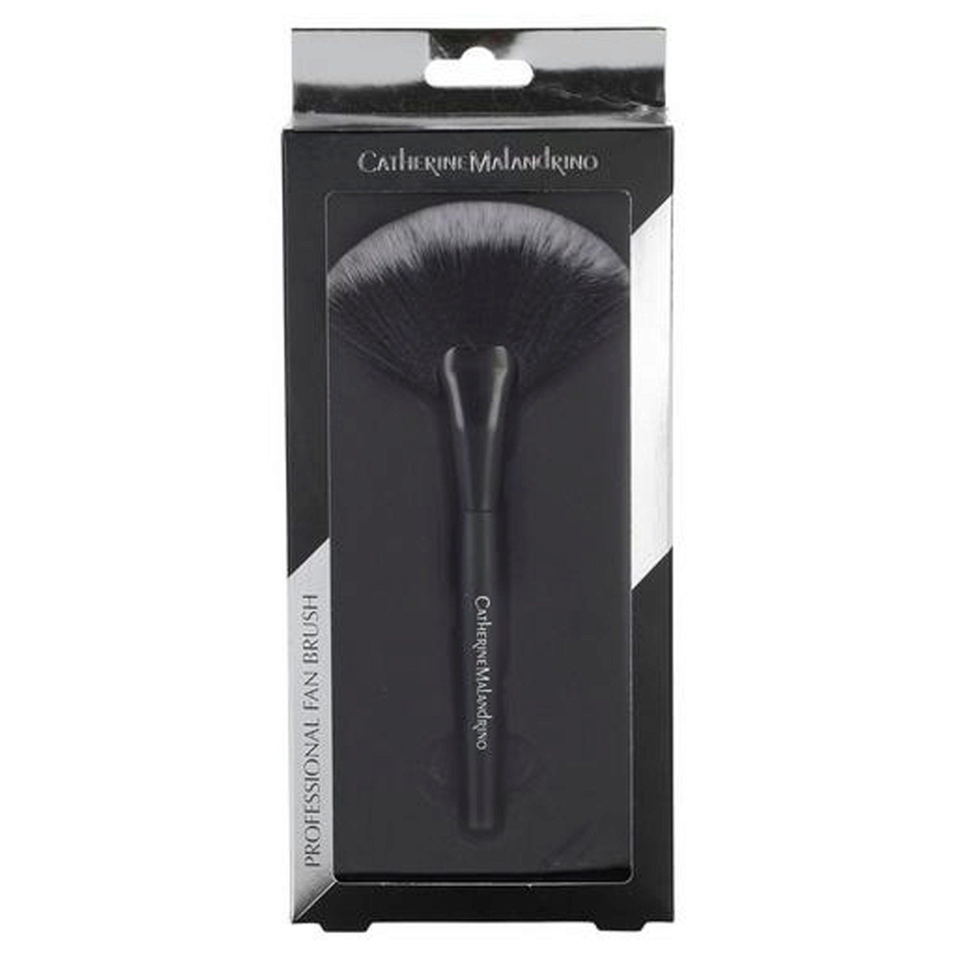 catherine malandrino jumbo defining fan brush - navy & silver -- 12 per box