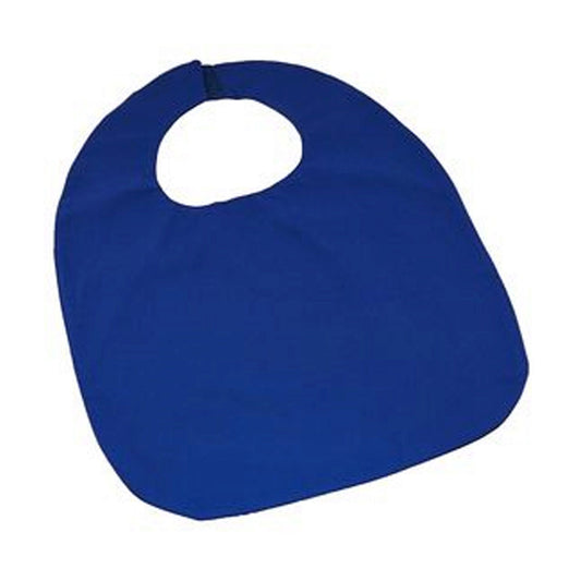 blue twill clothing protector bibs - 20x16 -- 36 per box
