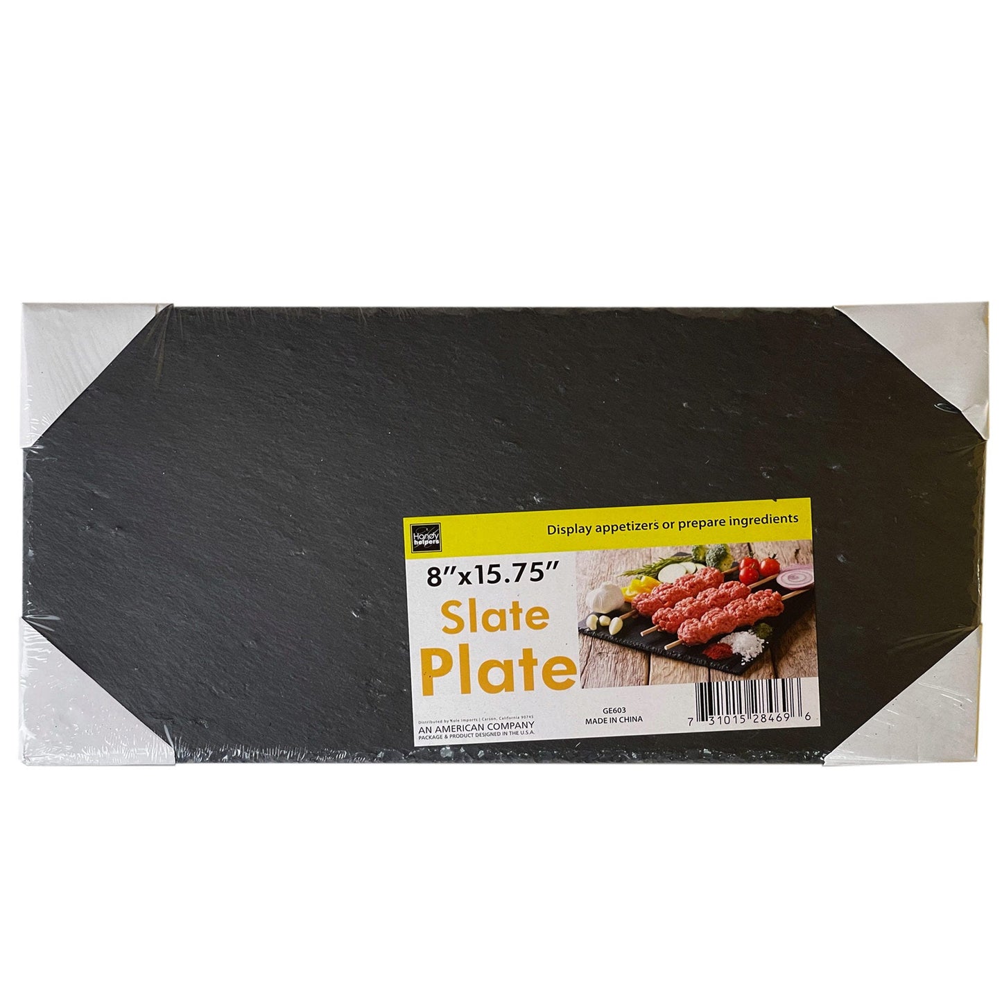 slate serving plates - 8x15.75 -- 7 per box
