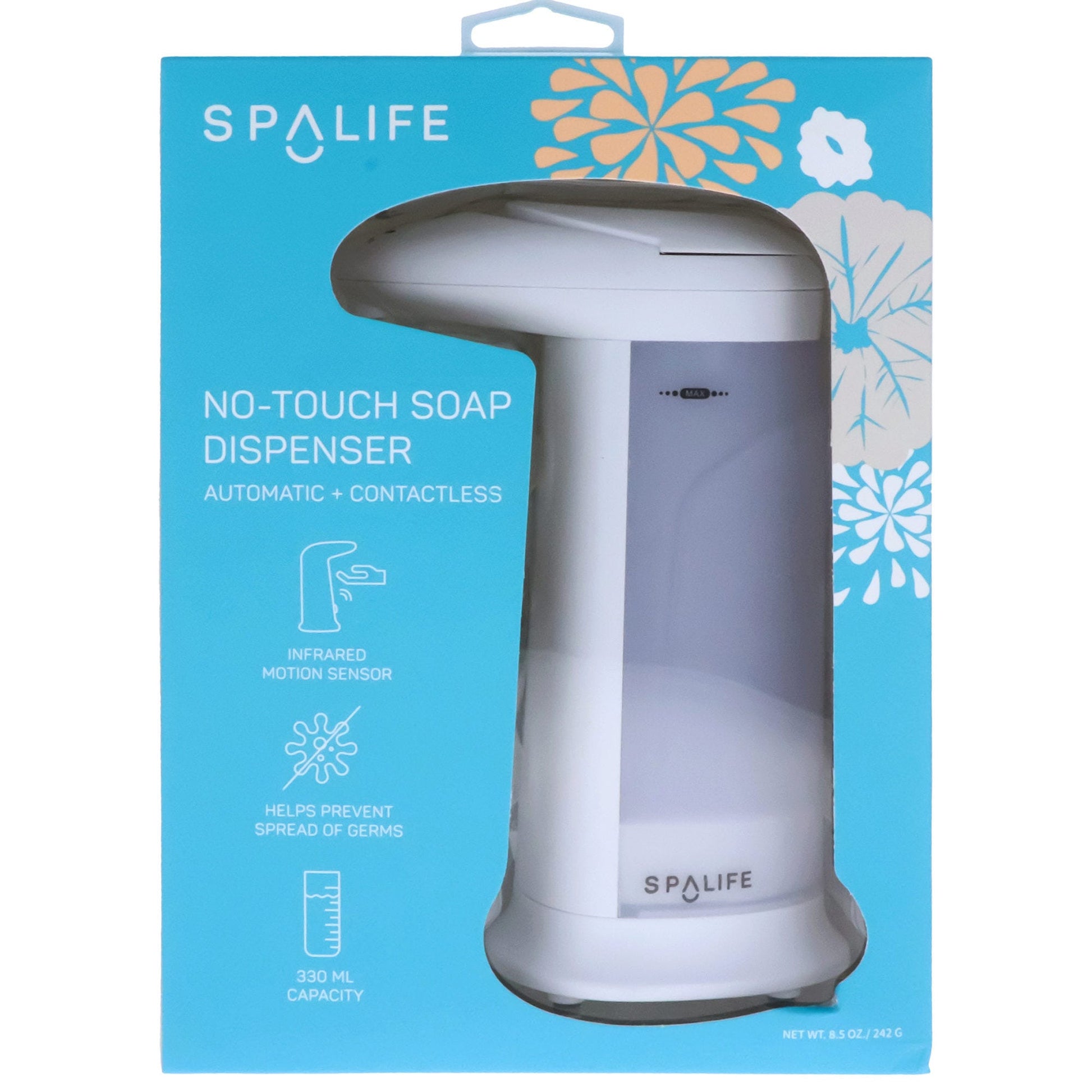 battery-operated automatic soap dispensers - spa life -- 5 per box