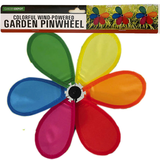 colorful wind-powered garden pinwheels  -- 22 per box
