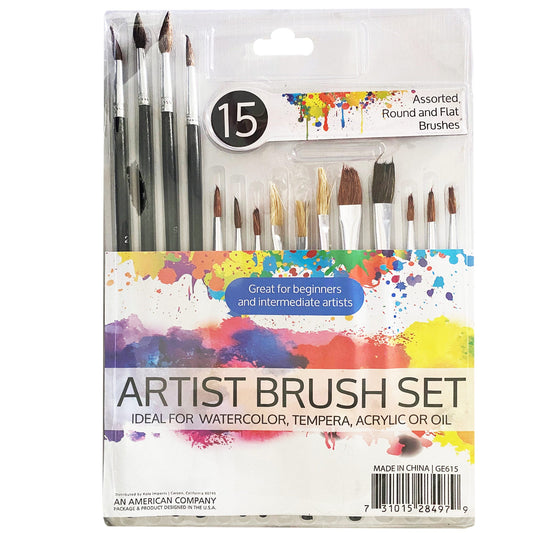 home and garden artist paint brushes -- 13 per box
