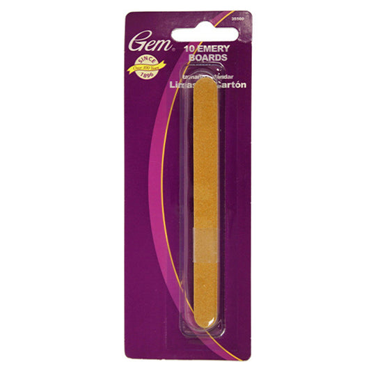 gem 10 pack emery boards  -  -- 56 per box