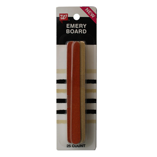 walgreens emery boards - 4.5 inch - aa pack -- 42 per box