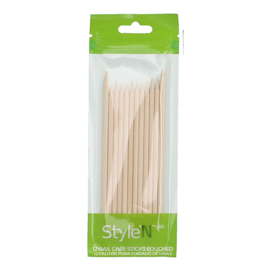 nail care wood sticks - 36 pack - style n -- 36 per case