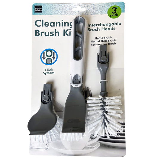 kitchen cleaning brush kit - 3 pack -  -- 7 per box