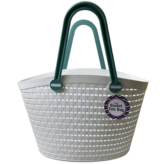 large basket tote bags - durable materials -- 4 per box