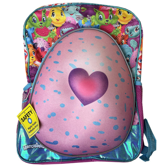 hatchimals 3d heart egg 16 molded backpack - 6 pack -- 5 per box