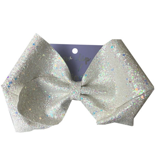 scunci jumbo glitter bow salon clips -- 48 per case